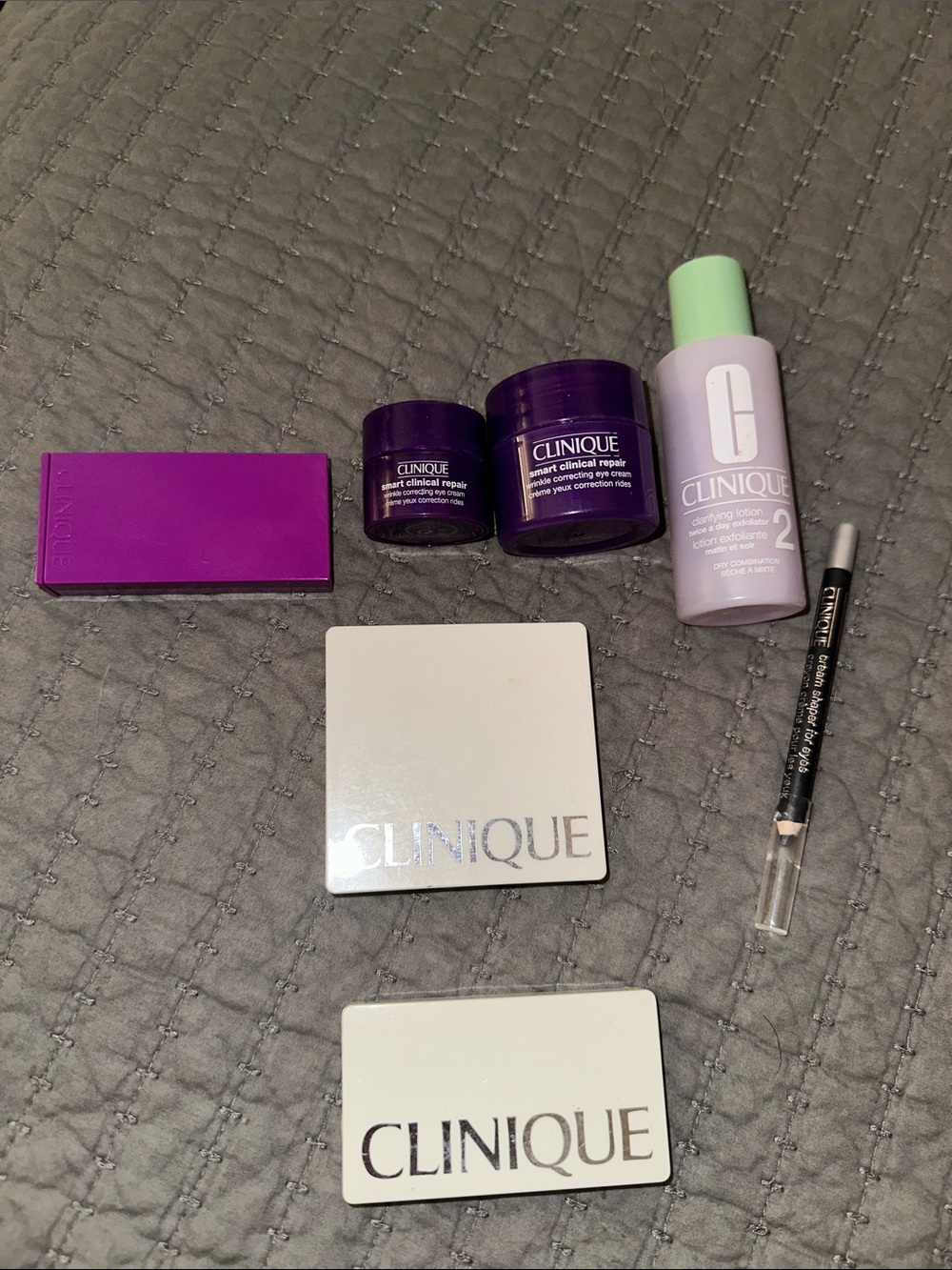 Clinique Purple and White Skincare & Makeup Collection
